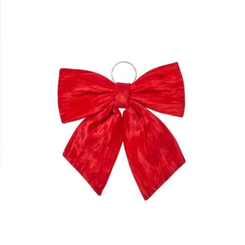SG XMAS : VELVET BOW RUBY 22CM