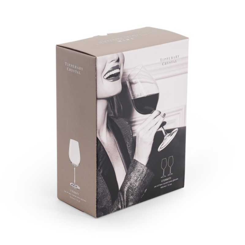 Tipperary Eternity Crystal Wine Glasses 2pc