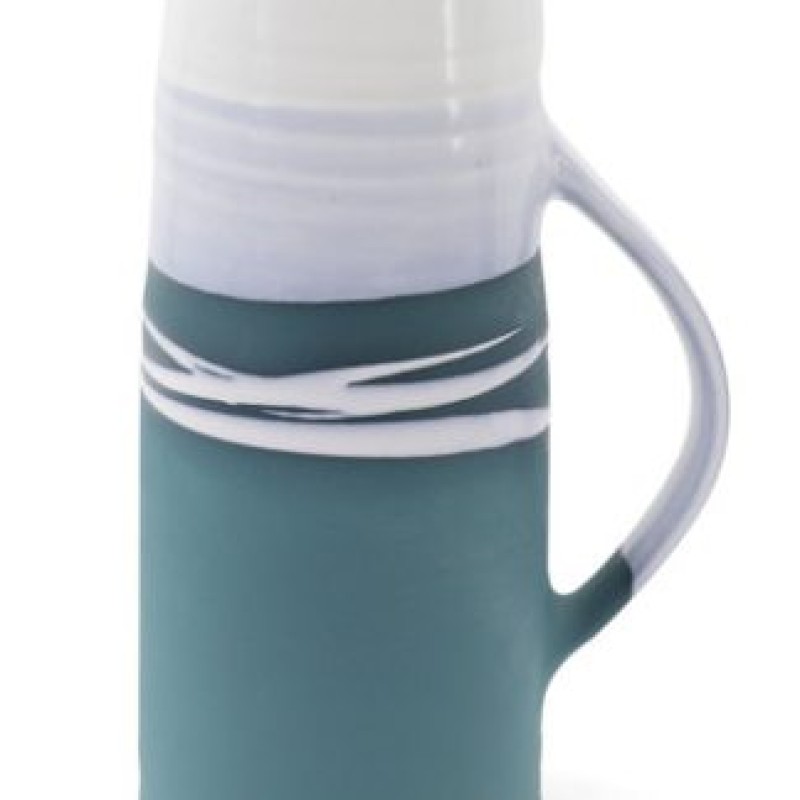 PAUL MALONEY POTTERY TEAL LARGE JUG