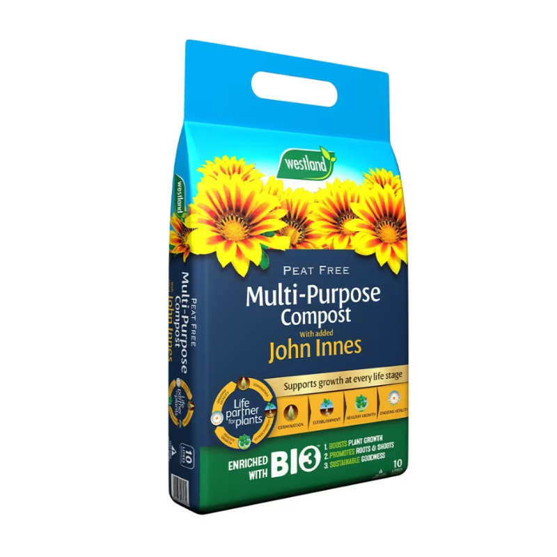 Westland Compost Peat Free Multi-purpose with John Innes 10L