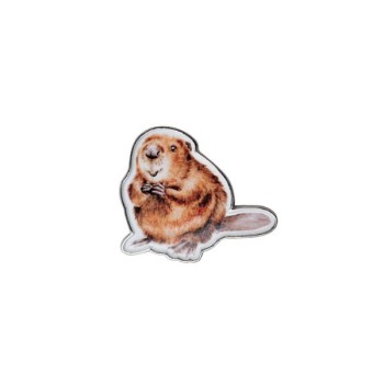 Wrendale The Arborist Beaver Pin Badge