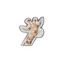 Wrendale Flowers Giraffe Pin Badge