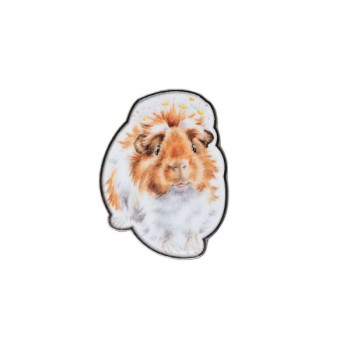 Wrendale Guinea Pig Pin Badge