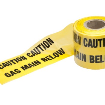 Underground Warning Tape Gas Main Below 365m