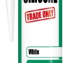 EVOSTIK SANITARY SILICONE WHITE 