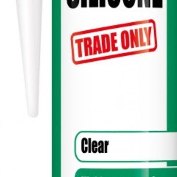 EVOSTIK SANITARY SILICONE CLEAR 