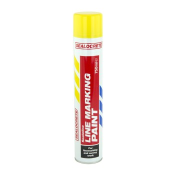 Sealocrete Line Marking Paint 750ml Yellow