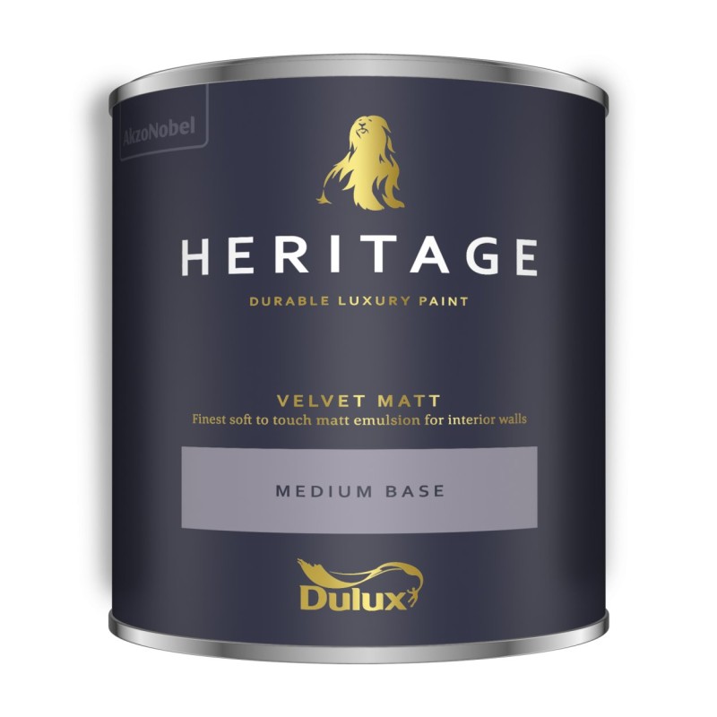 Dulux Heritage Velvet Matt Medium Base 1L