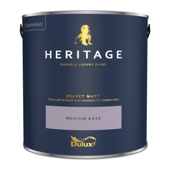 Dulux Heritage Velvet Matt Medium Base 2.5L