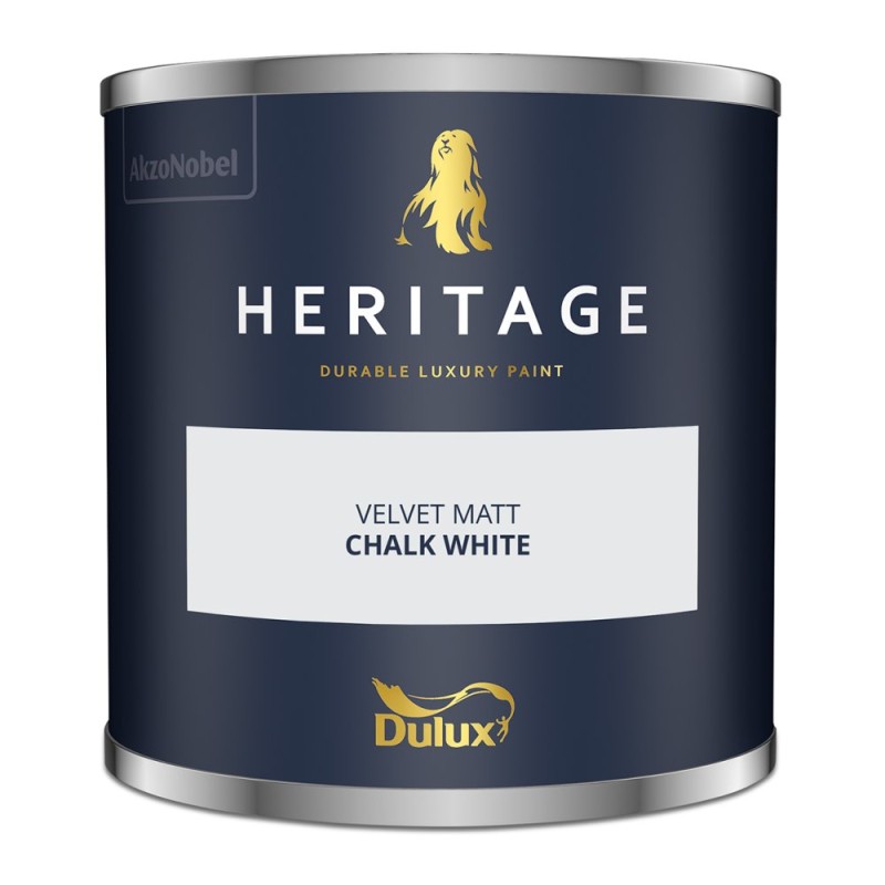 Dulux Heritage Tester Chalk White 125ml