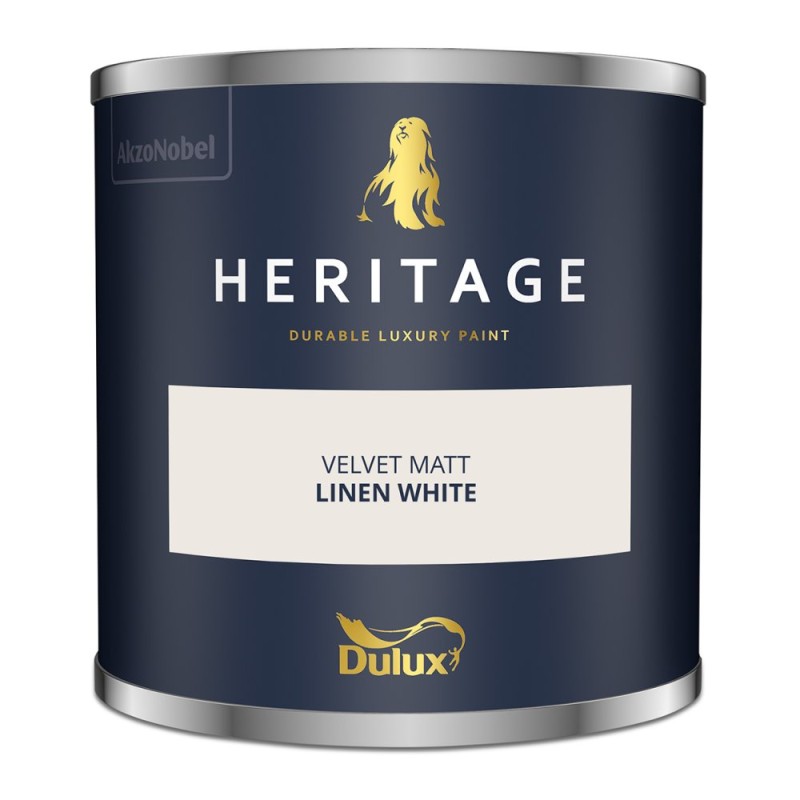 Dulux Heritage Tester Linen White 125ml