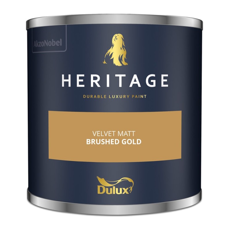 Dulux Heritage Tester Brushed Gold 125ml