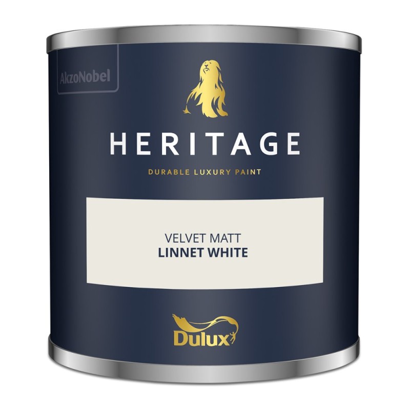 Dulux Heritage Tester Linnet White 125ml