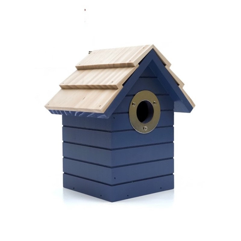 Henry Bell Nest Box - Beach Hut Nest Box Mid Blue