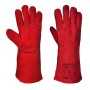 Welders 210 Split Leather Red Gauntlet