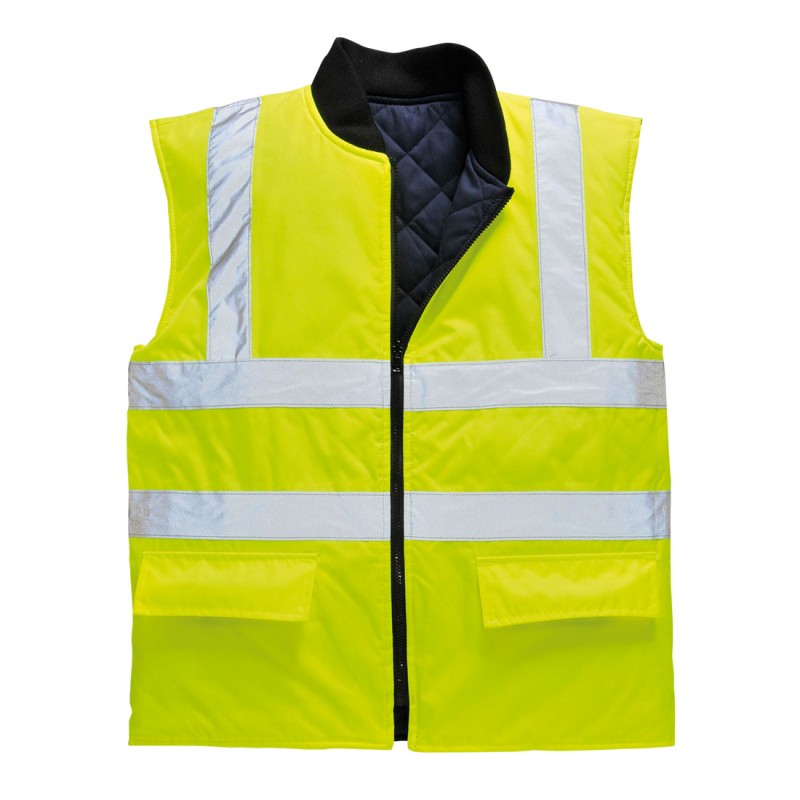 PW : HI-VIS BODYWARMER XL