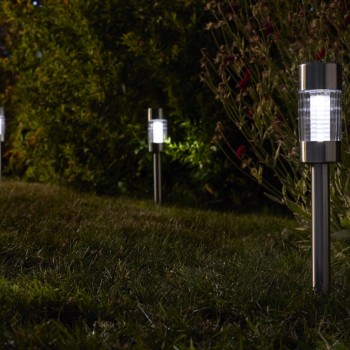 FLARE S/S SOLAR STAKE LIGHT 5PCS