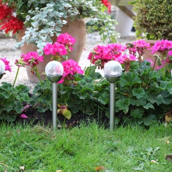 SG: GLOW ORB - STAINLESS STEEL