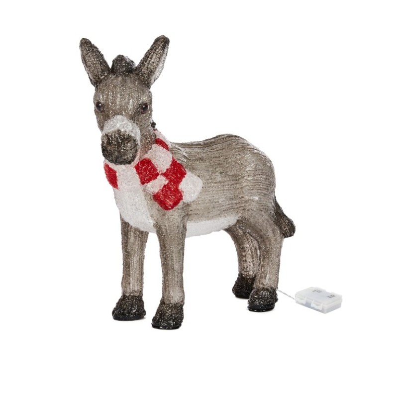 SG XMAS : INLIT ICE NATIVITY DONKEY