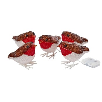 SG XMAS : INLIT ICE ROBINS 5PC
