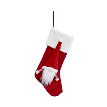 SG XMAS : GONK STOCKING RED