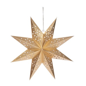 SG XMAS : INLIT ORIGAMI STAR - GOLD