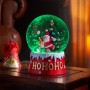 12CM MUSICAL SANTA SNOWSPHERE