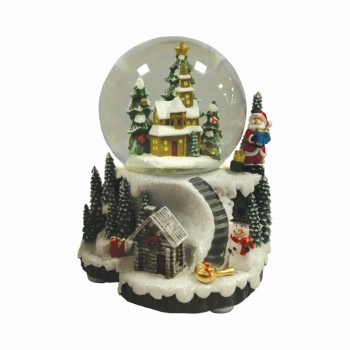 12CM MUSICAL VILLAGE SNOWSPHERE