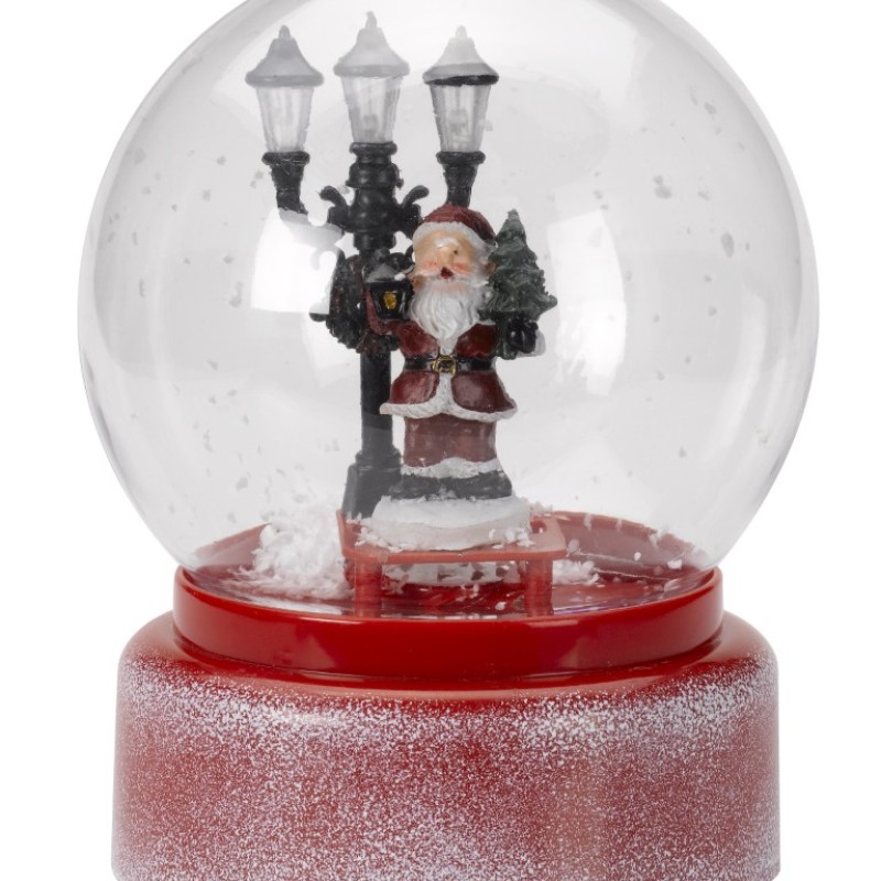 SNOWFALL SANTA SPHERE