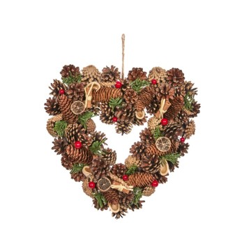 SG XMAS : WINTERSPICE HEART 35CM
