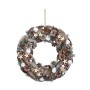 SG XMAS : FROSTPINE WREATH 50 CM