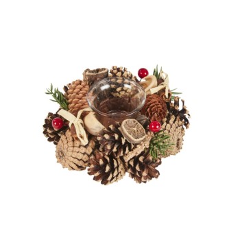 SG XMAS : WINTERSPICE CANDLE HOLDER 15 CM