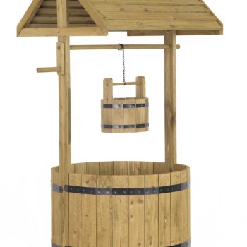 SG : WOODLAND WISHING WELL PLANTER 100X48