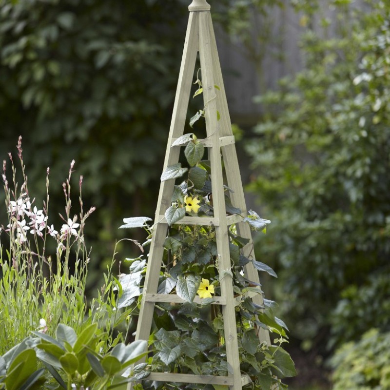 LARGE WOODLAND OBELISK - SAGE 1.9M - FSC 1