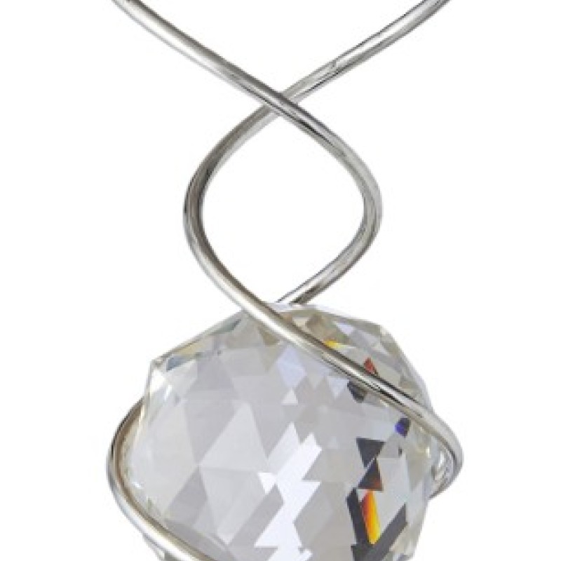 BLUE SPINNING DOUBLE HELIX 41CM