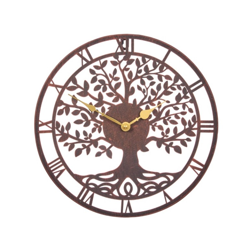 TREE OF LIFE BRONZE CLOCK
