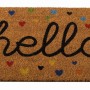 HEARTY HELLO COIR MAT 75X45CM