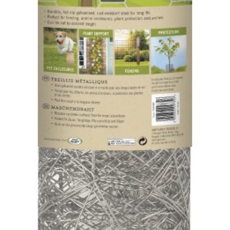 WIRE NETTING - 50MM 0.5 X 5M GALV