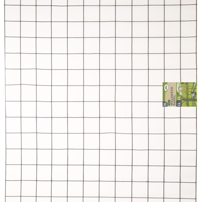 WELD MESH - 50MM X 50MM MESH 0.6 X 0.9M PVC