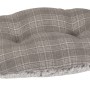 GREY PLAID OVAL CUSHION XS