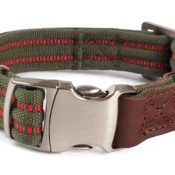 SG: PRIMO DOG COLLAR OLIVE XS