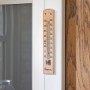 WOODEN WALL THERMOMETER