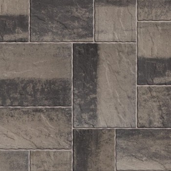 Tobermore Historic paving slab mized sizes x 50mm Slate