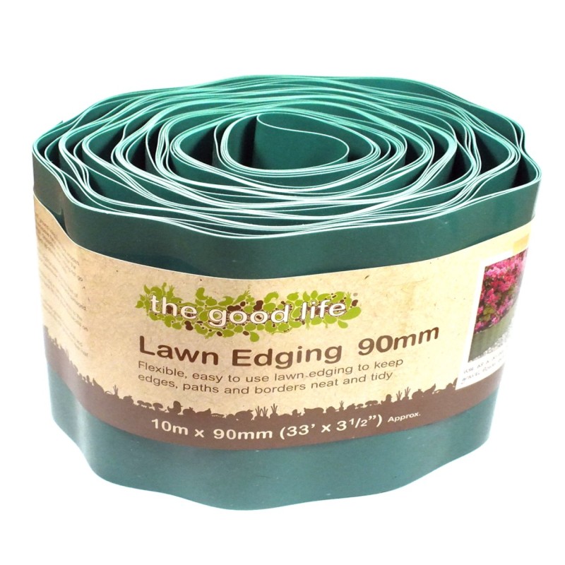 LAWN EDGING PLASTIC 10X90MM