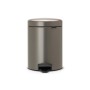 BRABANTIA PEDAL BIN 5LT PLATINUM