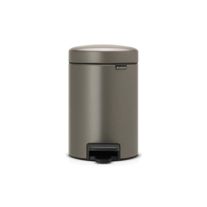 BRABANTIA PEDAL BIN 3LT PLATINUM