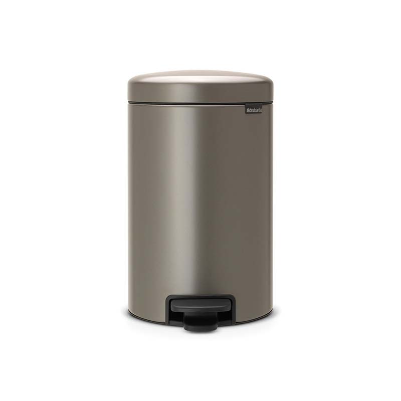 BRABANTIA PEDAL BIN 12LT PLATINUM
