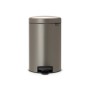 BRABANTIA PEDAL BIN 12LT PLATINUM