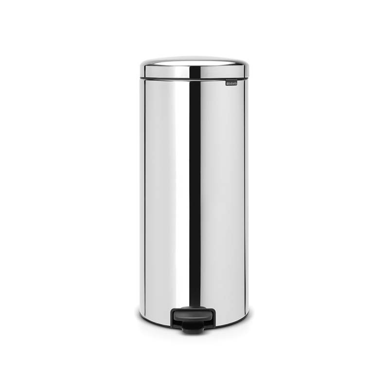 BRABANTIA PEDAL BIN 30LT BRILL STEEL