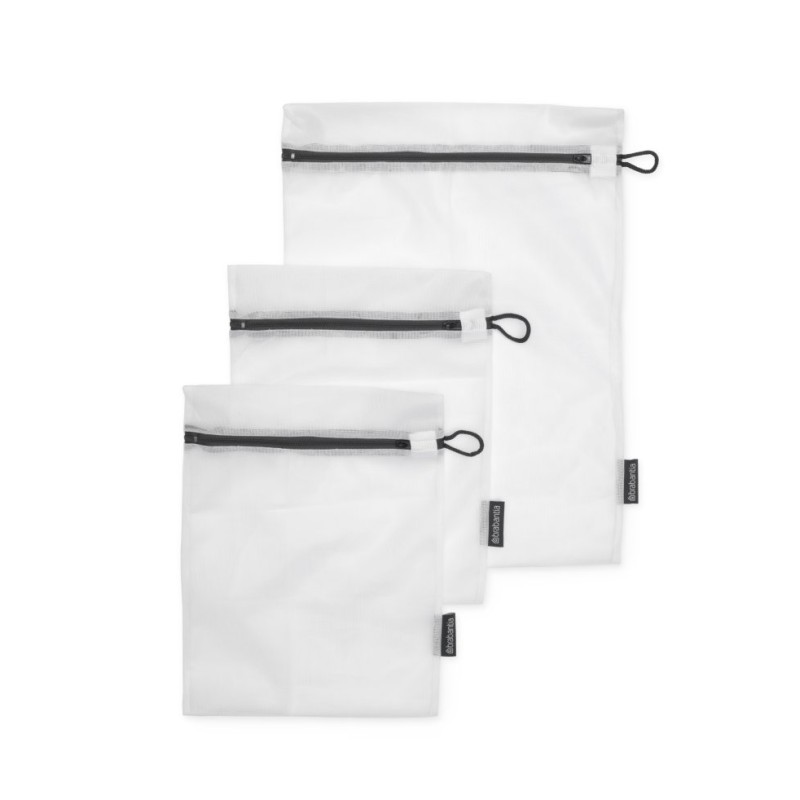 BRABANTIA WASH BAG 3PK WHITE/GREY
